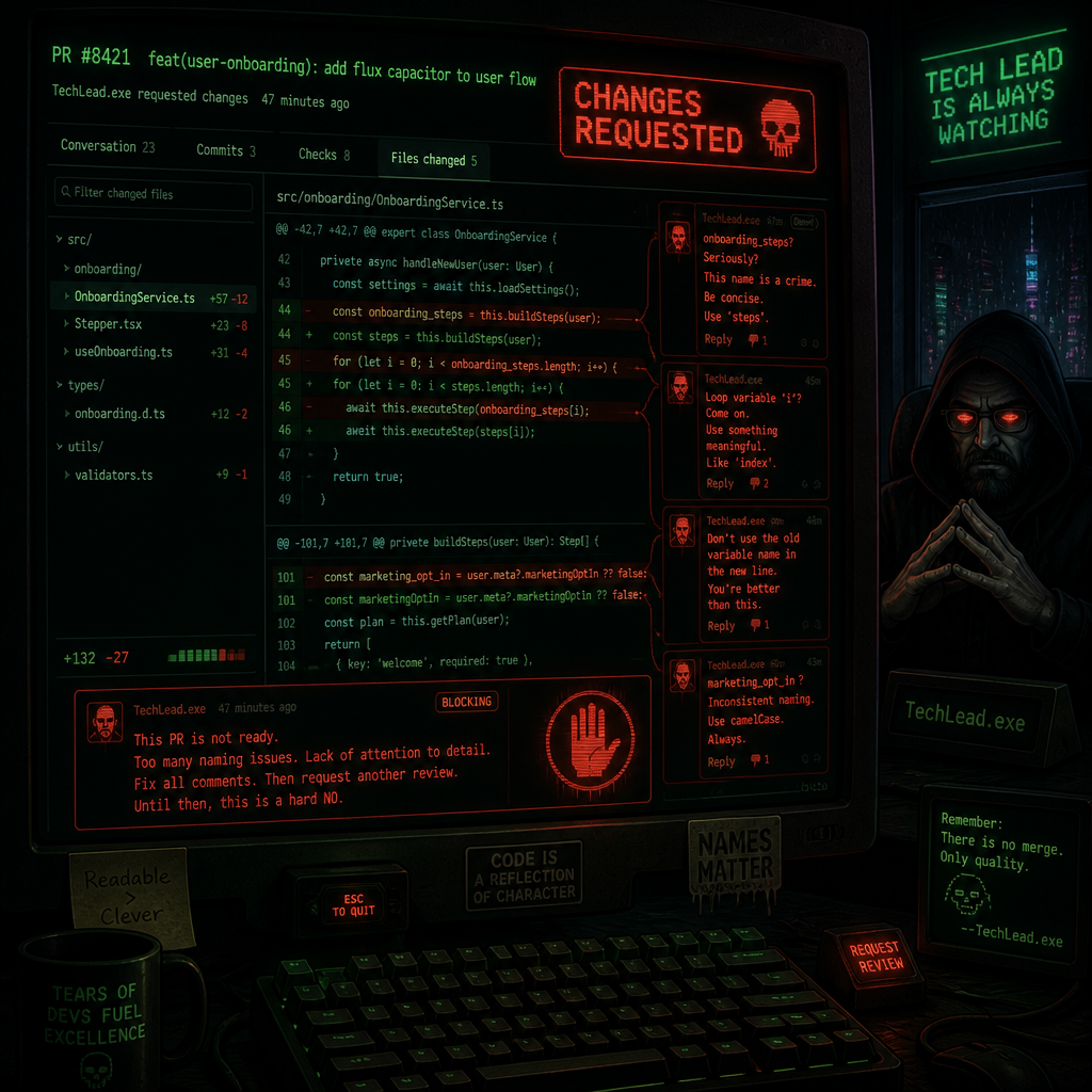 Code Review Comments Incoming